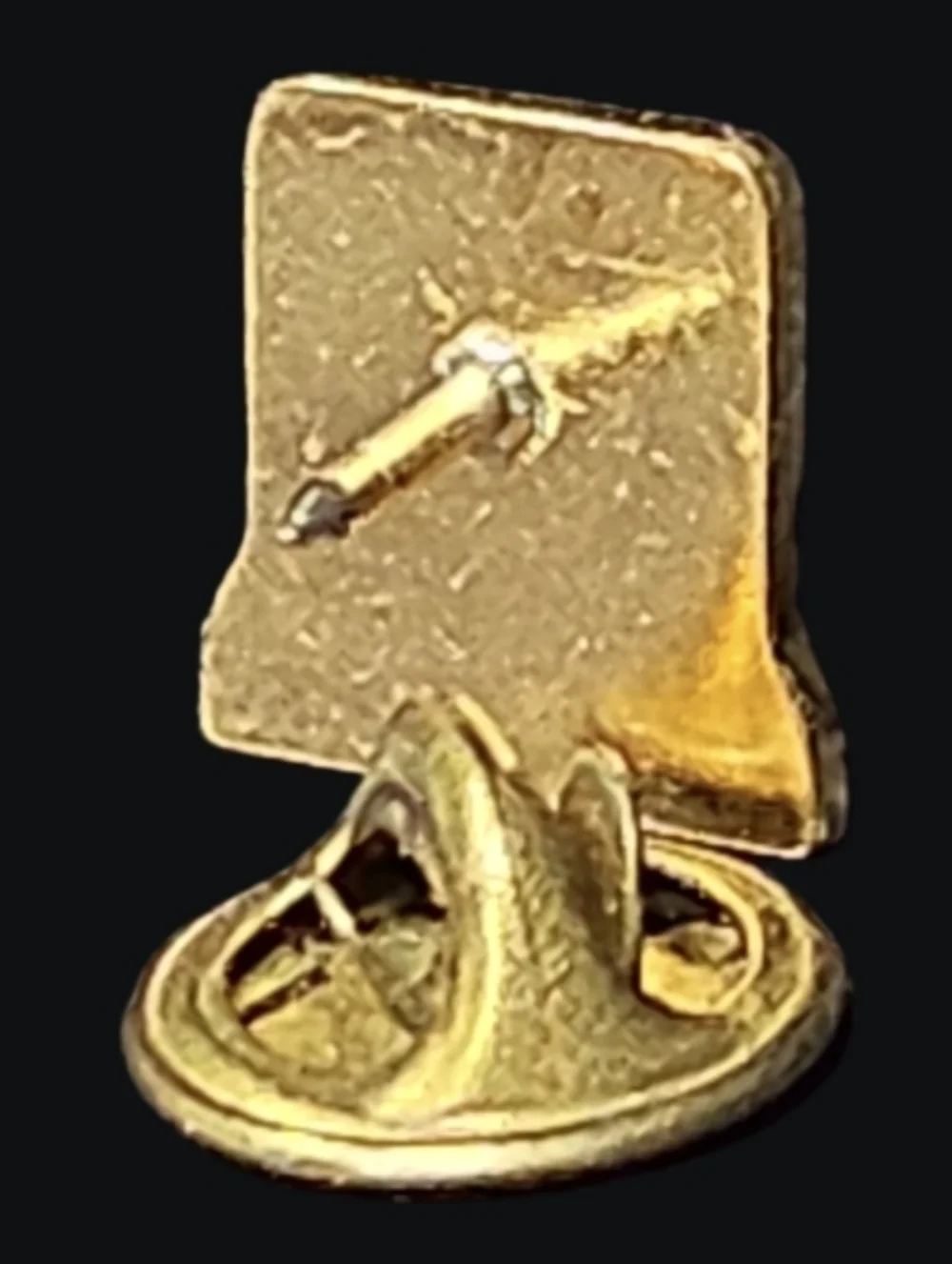 Vintage Webelos Gold-Tone Computer Enamel Tack Lapel Pin